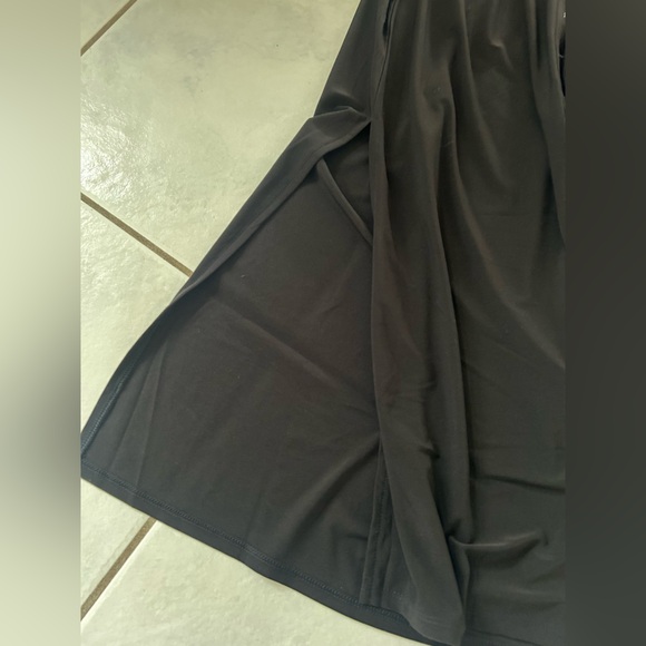 White House Black Market Black Sleeveless Button-Front Dress - Picture 7 of 9